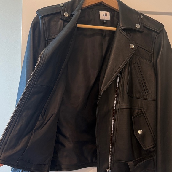 CAbi Black Moto Jacket with Silver Details - Picture 6 of 9
